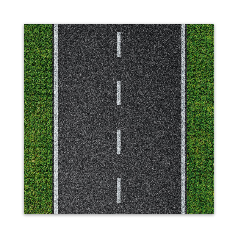 Designová podložka na stavění Rovná silnice 25,5 x 25,5 cm