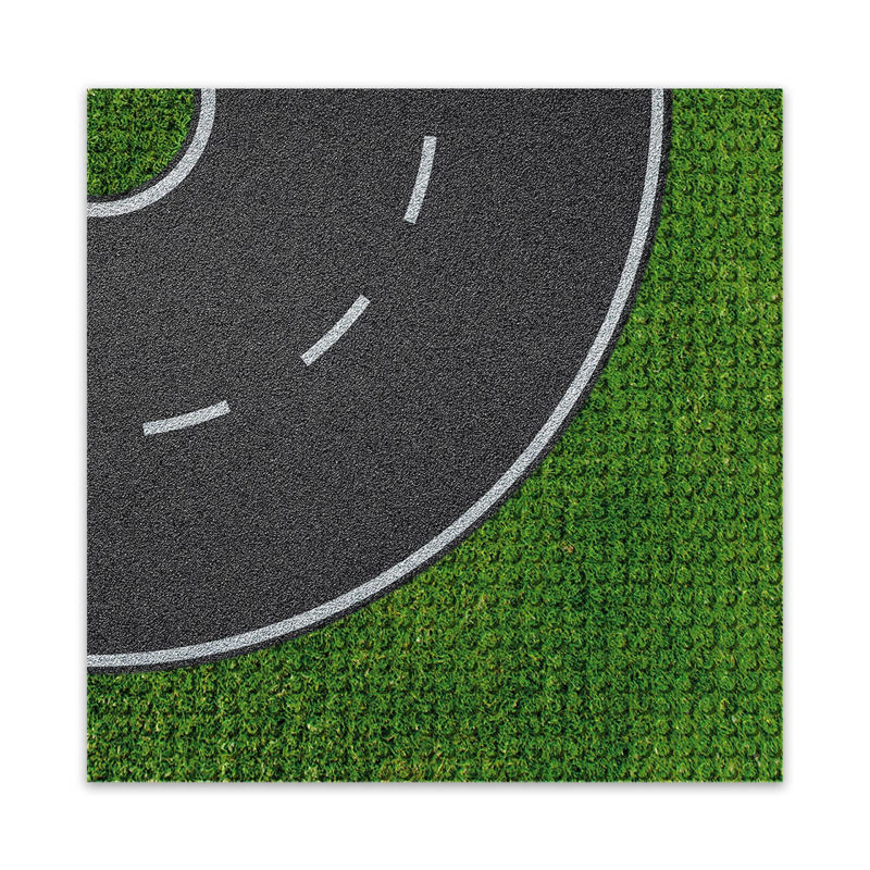 Brixies Plus designová stavební podložka - zatáčka 25,5 x 25,5 cm