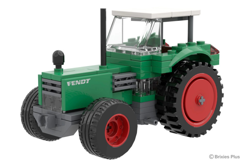 Stavebnice BRIXIES Plus Historický Traktor Fendt Farmer 105S