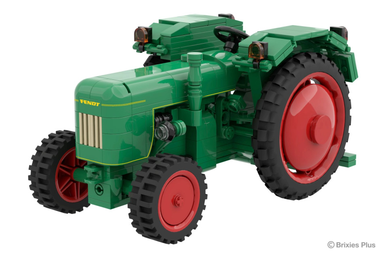 Stavebnice BRIXIES Plus Fendt Dieselross F28 Classic Club