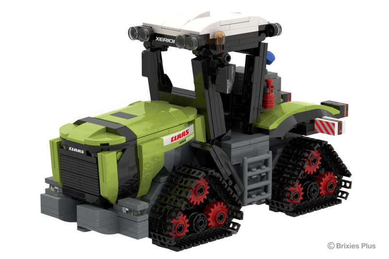 Stavebnice BRIXIES Plus Claas Xerion 12.650 Terra Trac pásový traktor