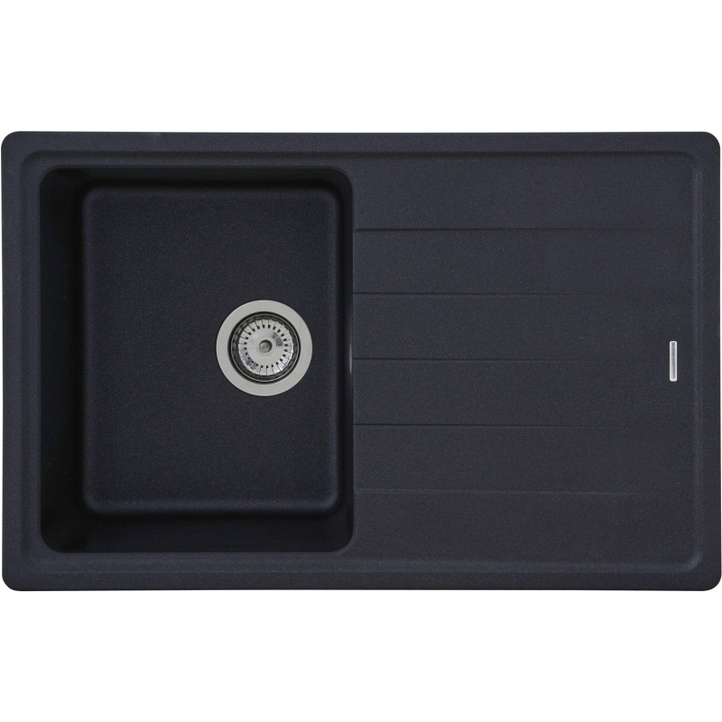 Respekta by Schock Granitový dřez Columbia černý 78 x 50 cm