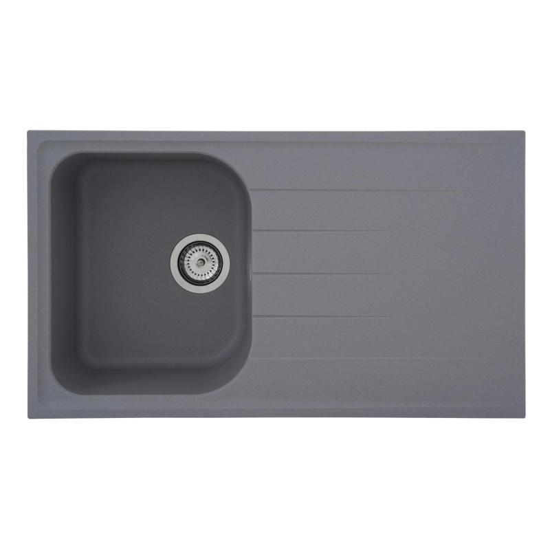 Respekta by Schock Granitový dřez Orlando betonově šedý 86 x 50 cm