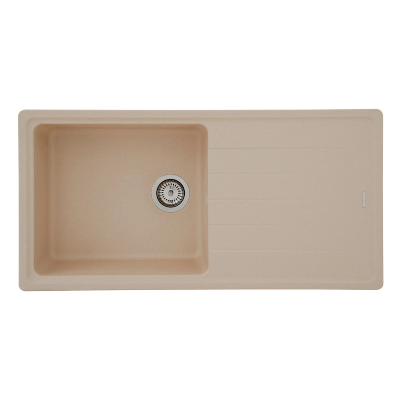 Respekta by Schock Granitový dřez Columbia pískově béžový 100 x 50 cm