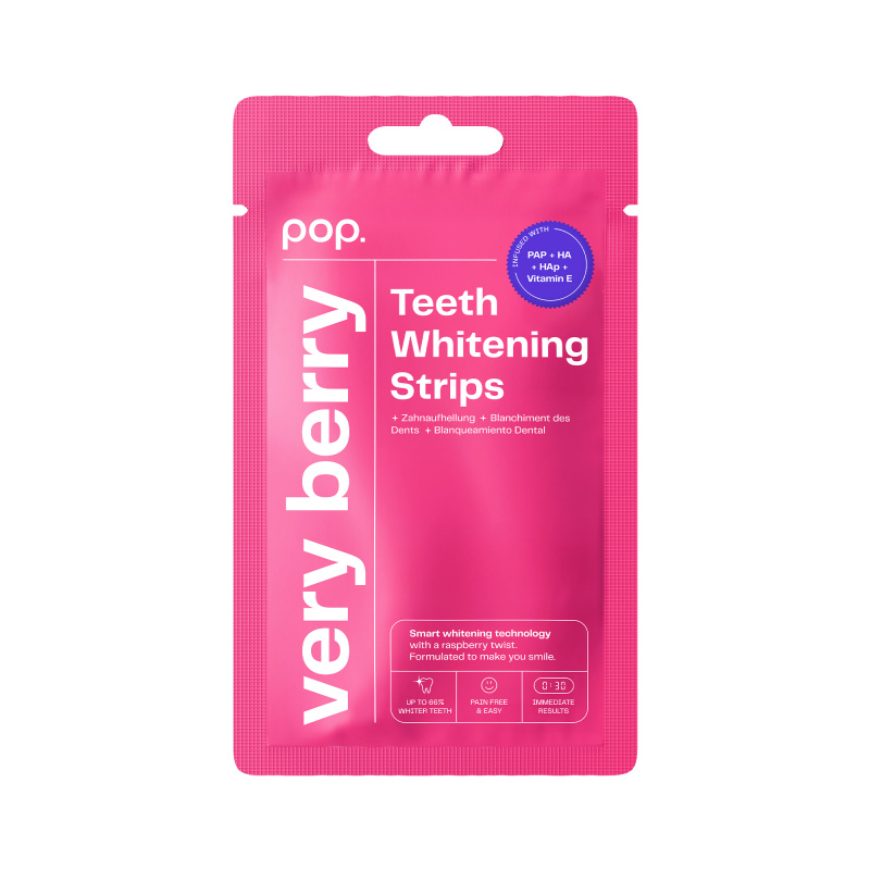 SMILEPEN Pop  Bělící pásky Very Berry 7 x 2 kusy