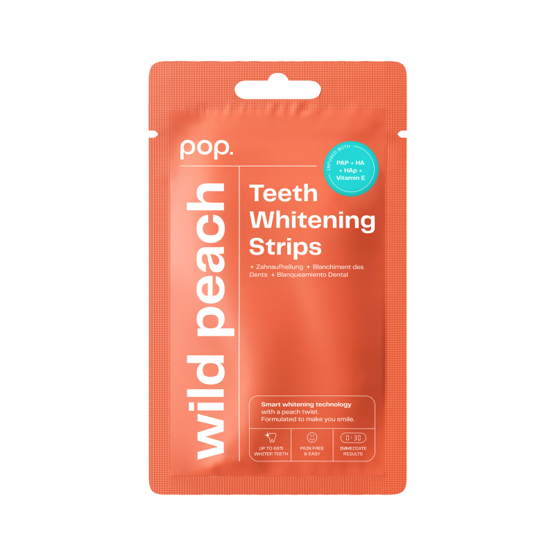 SMILEPEN Pop Bělící pásky Wild Peach 7 x 2 kusy