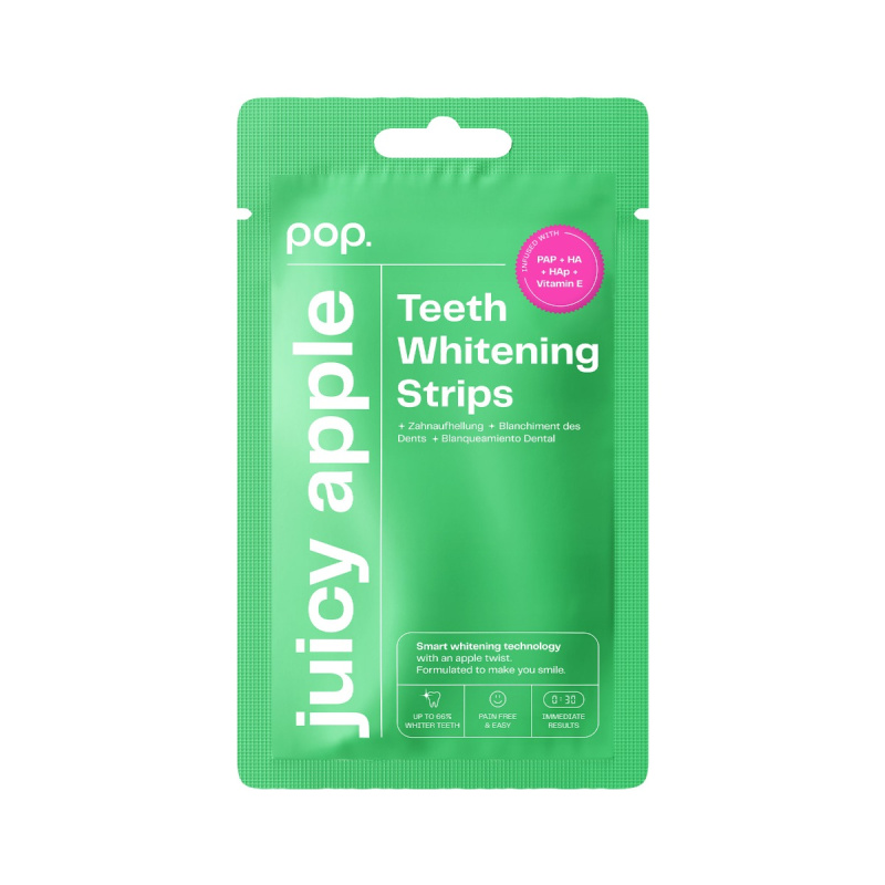 SMILEPEN Pop  Bělící pásky Juicy Apple 7 x 2 kusy
