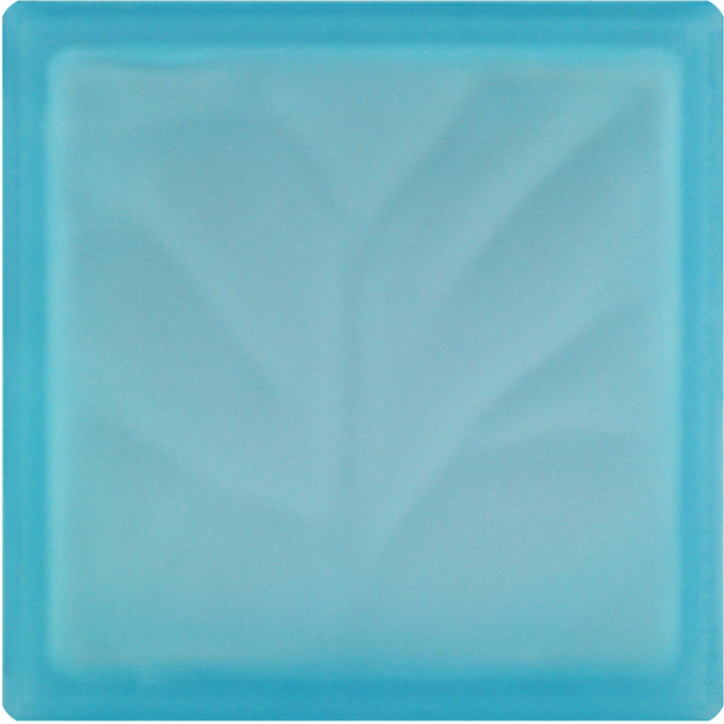 Fuchs Design Luxfera Cloud mléčné sklo, azurově modrá, 19 x 19 x 8 cm