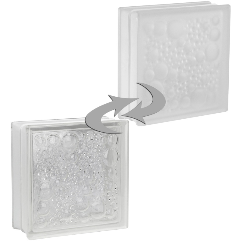 Fuchs Design Luxfera Savona lesklá/mléčné sklo, bílá, 19 x 19 x 8 cm