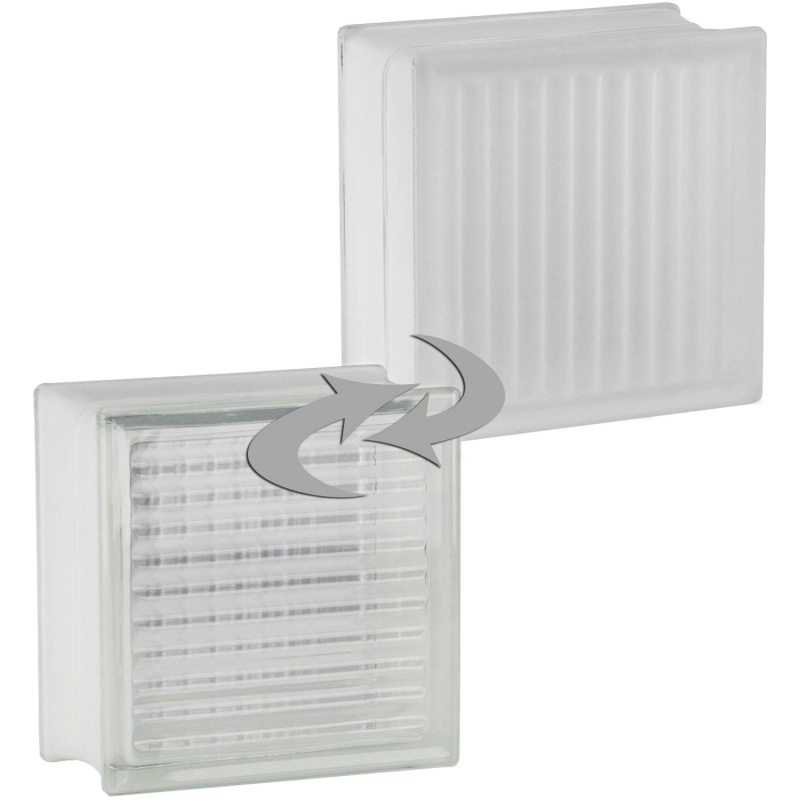 Fuchs Design Luxfera Crossed lesklá/mléčné sklo, bílá, 19 x 19 x 5 cm