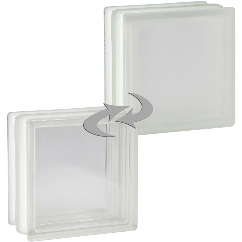 Fuchs Design Protipožární luxfera Clear View lesklá/mlč.sklo bílá 19 x 19 x 10cm