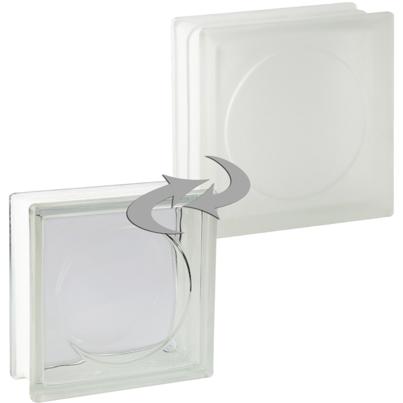 Fuchs Design Luxfera Alpha lesklá/mléčné sklo, bílá, 19 x 19 x 8 cm