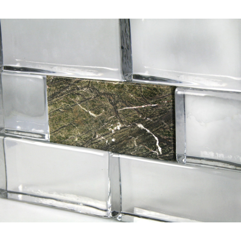 Fuchs Design Tvárnice Crystal Col. Nature Touch Rain Forest Green 20 x 10 x 5 cm