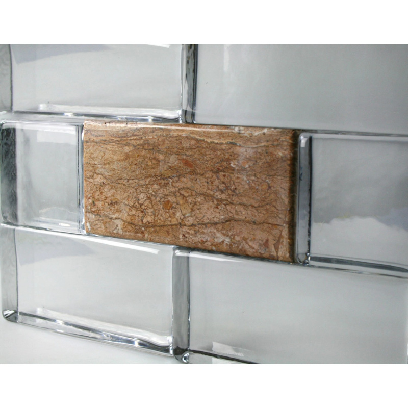 Fuchs Design Tvárnice Crystal Col. Nature Touch Rain Forest Brown 20 x 10 x 5 cm