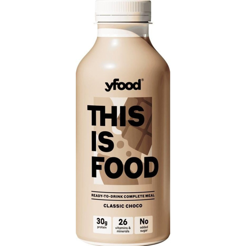 Yfood Drink Classic Choco nápoj s příchutí čokolády