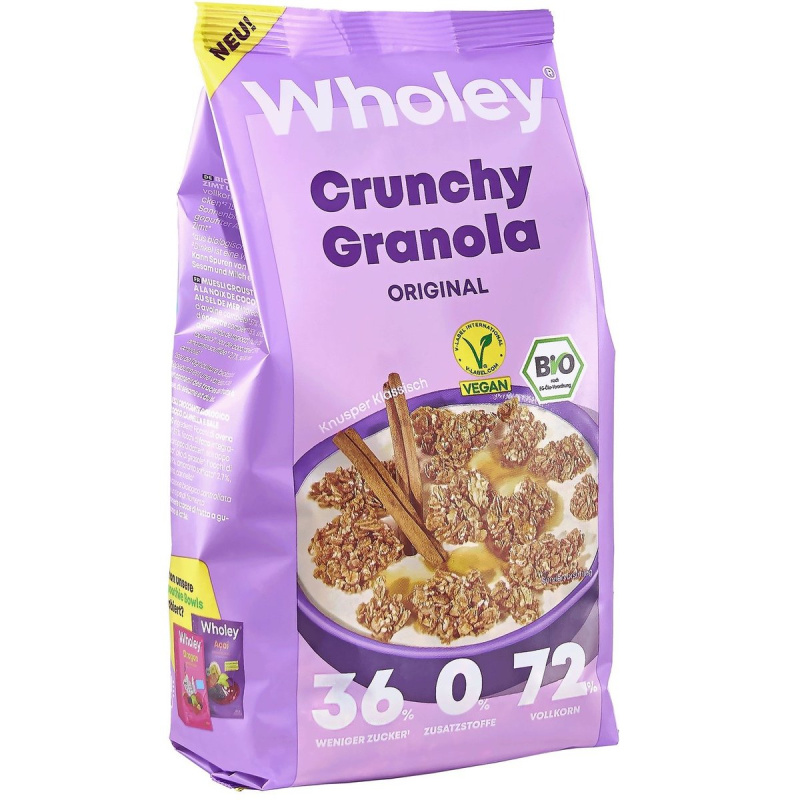 Wholey BIO Křupavá granola original