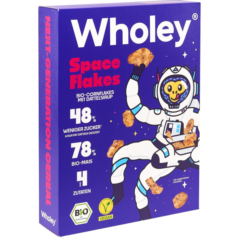 Wholey BIO Space flakes cereálie