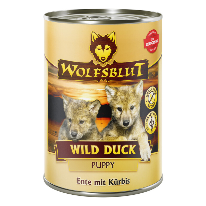 Wolfsblut Dog Puppy Wild Duck konz.  395g
