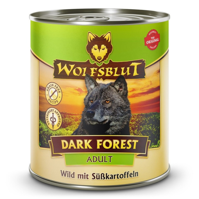 Wolfsblut konz. Dark Forest Adult 800g - zvěřina s batáty