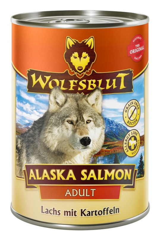 Wolfsblut Dog Adult Alaska Salmon konz. 395g