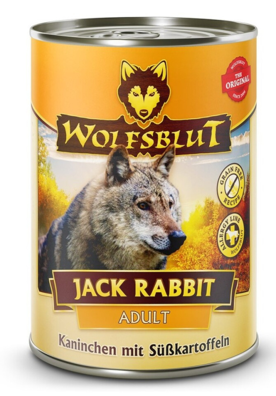 Wolfsblut konz. Jack Rabbit Adult 395g - králík se zeleninou