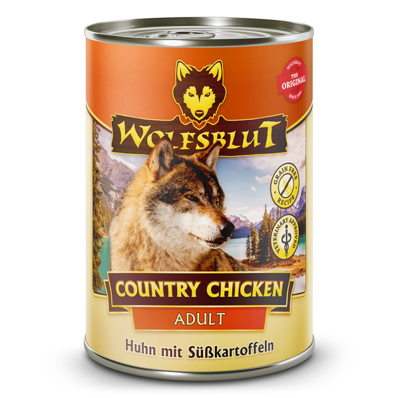 Wolfsblut Dog Adult Country Chicken konz.  395g