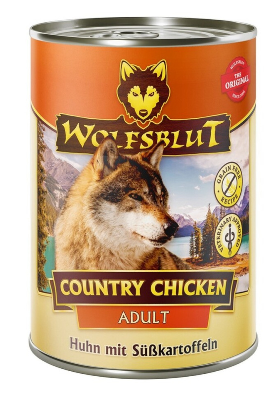 Wolfsblut Dog Adult Country Chicken konz.  395g