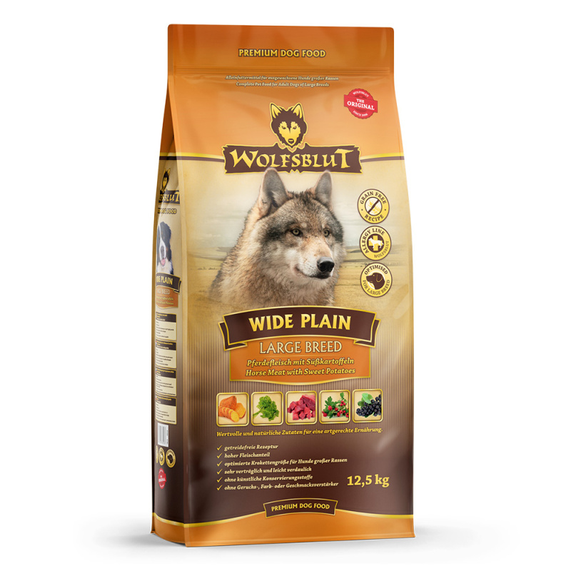 Wolfsblut Dog Large Breed Wide Plain 12,5 kg