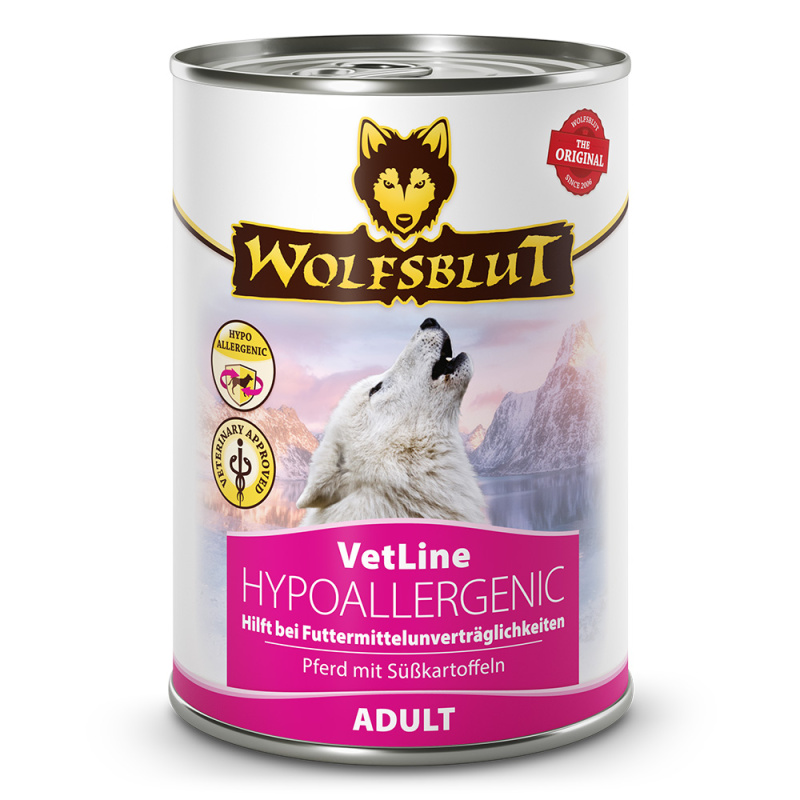 Wolfsblut Dog VetLine Hypoallergenic konz.  395g