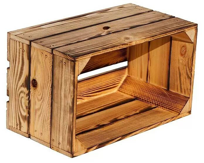 German Dřevěná bedna Hilde / 38 x 22 x 19 cm / dřevo / hnědá Varianta: ivi1