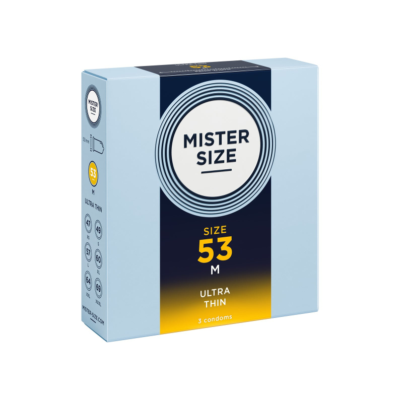 Kondomy - Mister Size 53 3 ks