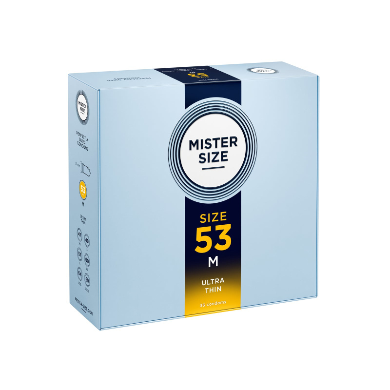 Kondomy - Mister Size 53 36 ks