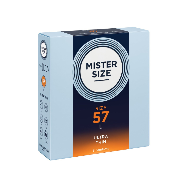 Kondomy - Mister Size 57 3 ks