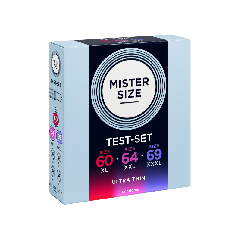 Shunga Mister Size 60-64-69 mm 3-pack
