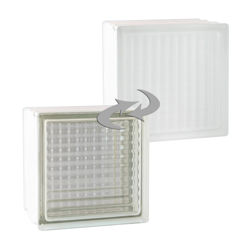 Fuchs Luxfera Thermo Bl. Plus Crossed lesk/mlč.sklo bílá Ug 0,8 19 x 19 x 13,5cm