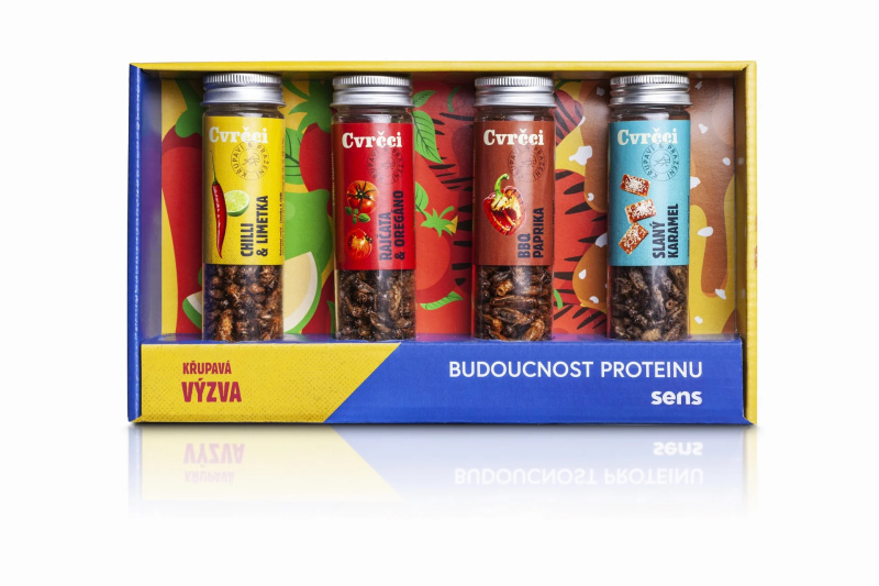 Dárkový set: Pražení cvrčci Sens