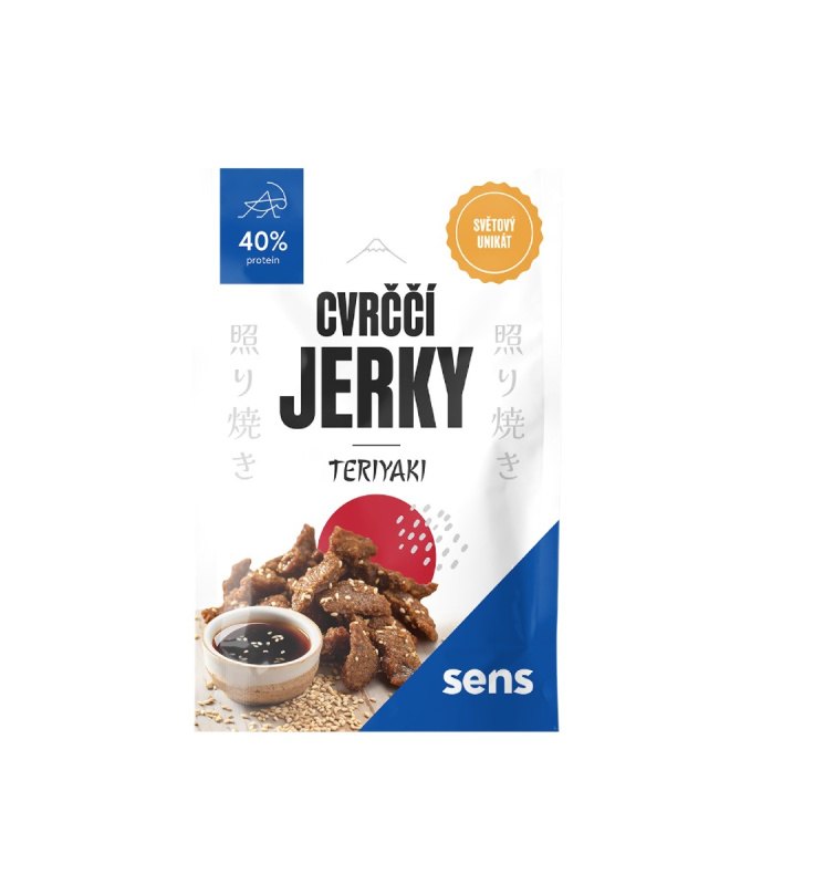 Cvrččí Jerky - Teriyaki 25 g Sens