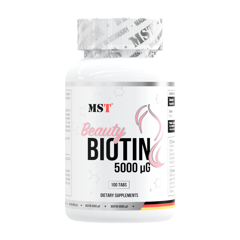 MST Nutrition Beauty Biotin 5000 mcg 100 tbl