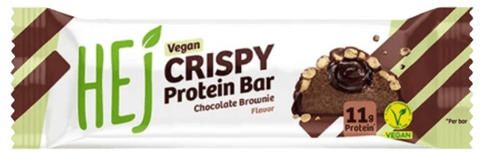 HEJ Natural Vegan Crispy Protein Bar 45 g - Chocolate Brownie