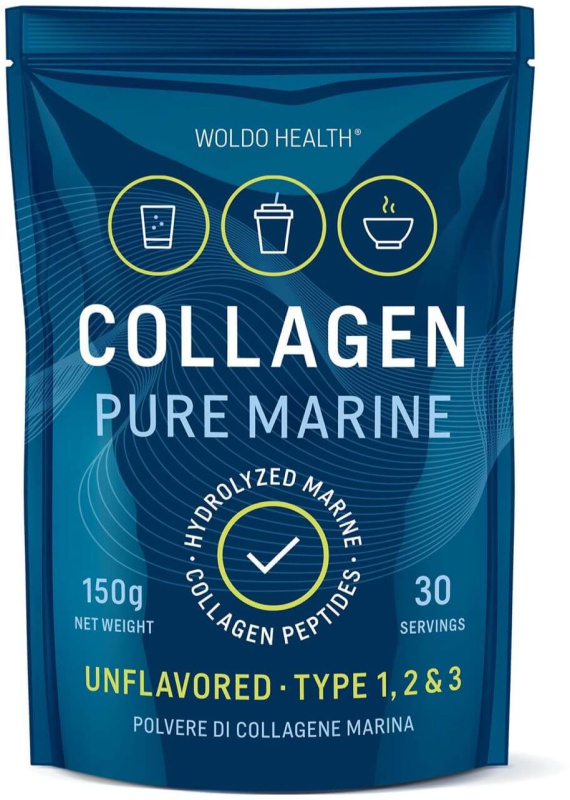 WoldoHealth® WoldoHealth 100 % hydrolyzovaný mořský kolagen, 150 g