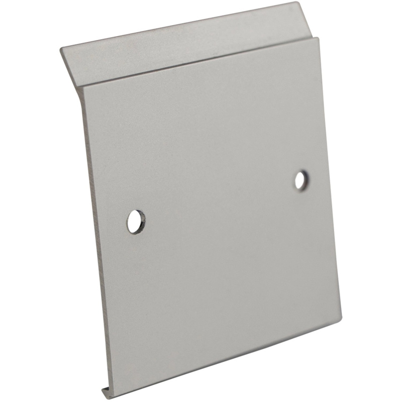 Fuchs Design Hliníkový sokl - klip k upevnění kabelového kanálu stříbrný mat.5cm