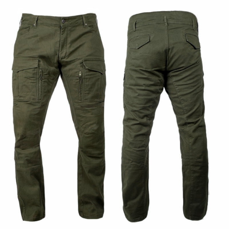 Pánské moto kalhoty BOS Cargo D Green 38