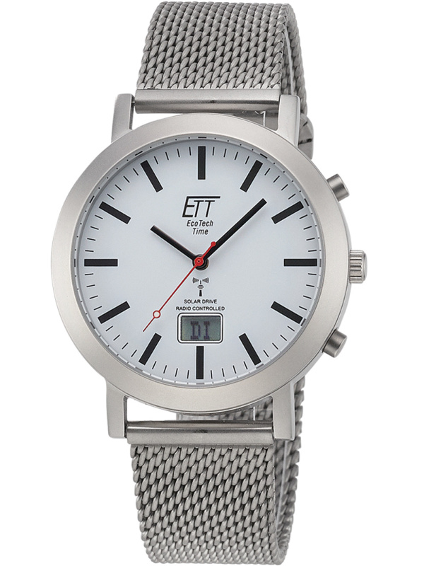 ETT Eco Tech Time EGS-11579-11M Radio-Controlled Solar Drive 41mm