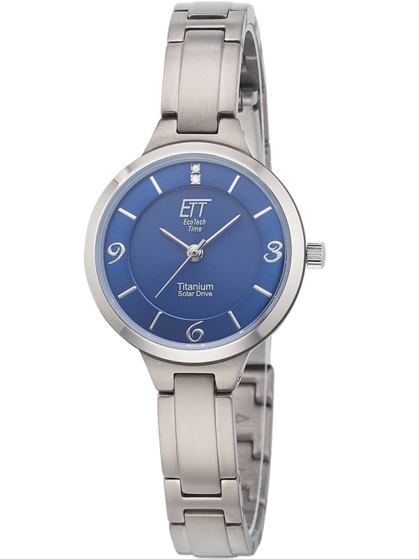 ETT Eco Tech Time ELS-12147-31M Diamond Lady Solar Drive Titan 28mm 5ATM