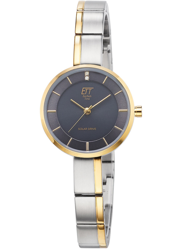 ETT Eco Tech Time ELS-12151-52M Diamond Lady Solar Drive 28mm 5ATM