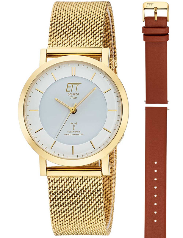 ETT Eco Tech Time ELS-11619-11MS Atacama Solar Radio Controlled 36mm 5ATM