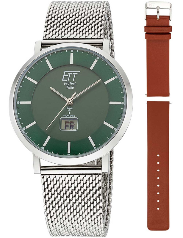 ETT Eco Tech Time EGS-11622-81MS Atacama Solar Radio Controlled 40mm 5ATM