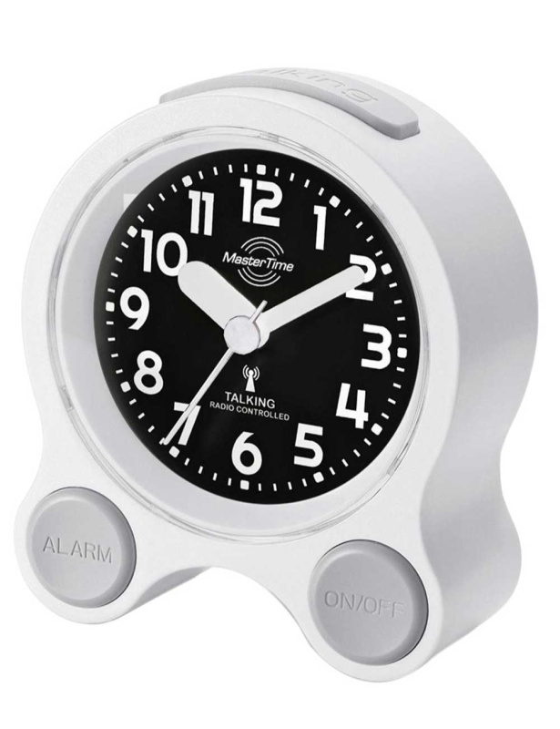 Master Time MTC-71030-12W Talking Radio Alarm Clock