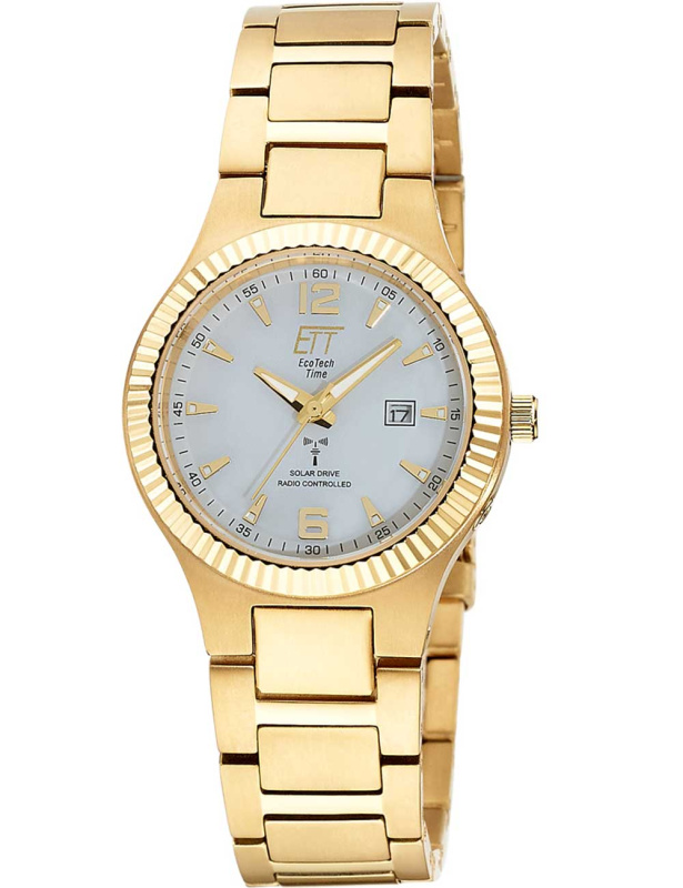 ETT Eco Tech Time ELT-11673-12M Solar Radio Titanium Everest Lady 32mm 5ATM