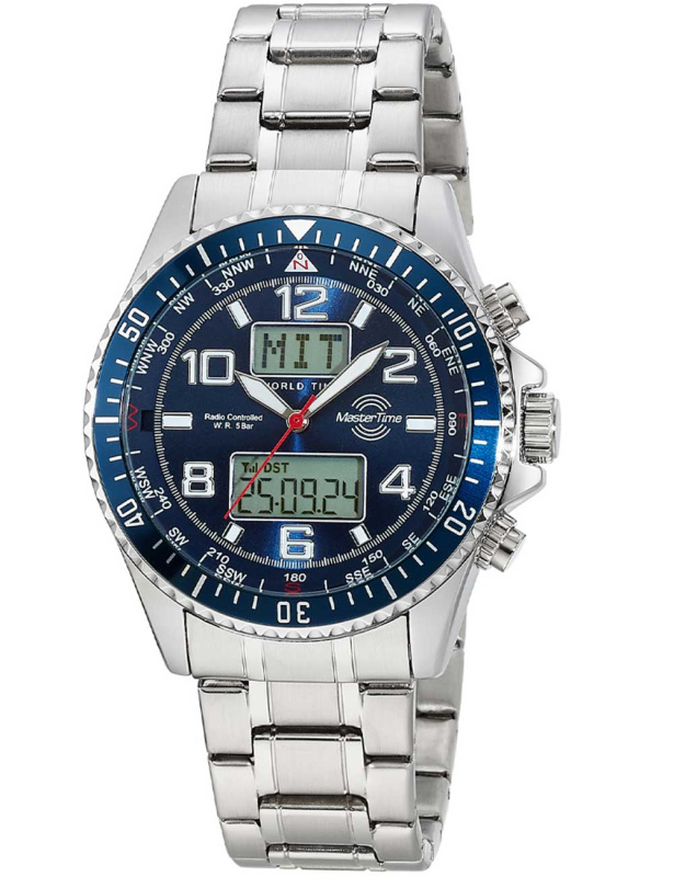 Master Time MTGA-10922-32M Radio World Timer 44mm 5ATM